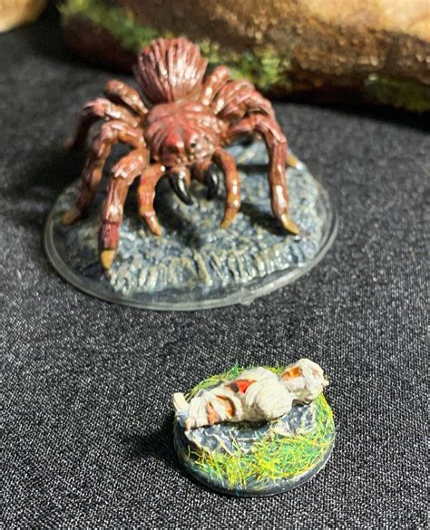 Giant Spider Mini/miniature Hand Painted for TTRPG - Etsy