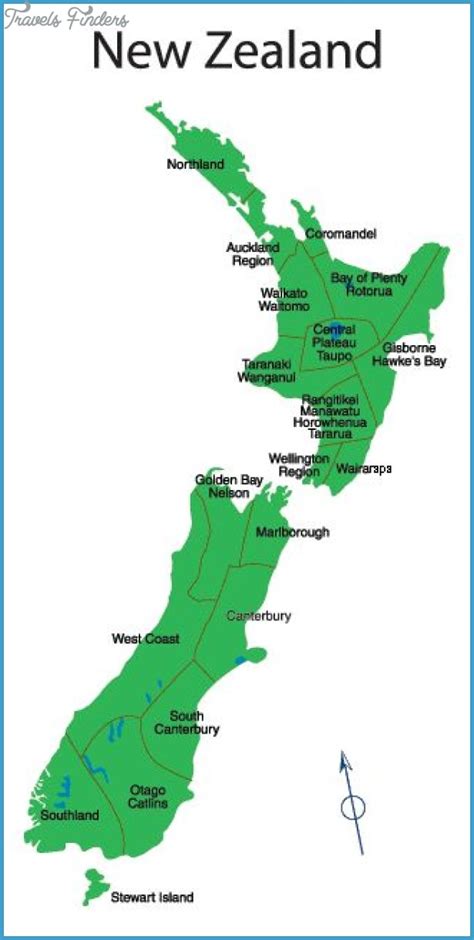 Nelson New Zealand Map - TravelsFinders.Com