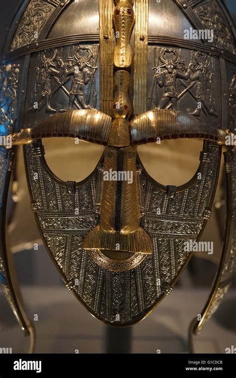 Staffordshire hoard helmet hi-res stock photography and images - Alamy