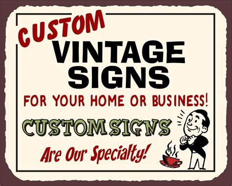 Contact Us : Vintage Metal Art, Custom Metal Signs, Vintage Tins Signs and Custom Street Signs ...