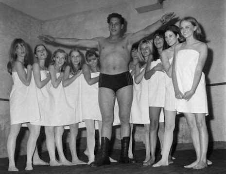 Surprising photos of a young, good-looking André the Giant from the late 60s and early 70s ...