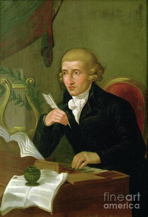 Portrait Of Joseph Haydn Painting by Italian School - Fine Art America