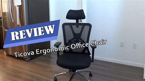 Ticova Ergonomic Office Chair - Assembly & Review - YouTube