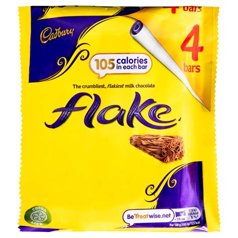 Cadbury Flake 4pk | Chocolate Multipack | B&M Stores