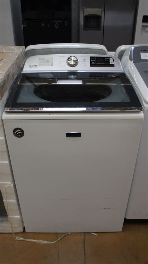 27″ Maytag MVW7232HW 5.3 cu.ft. Capacity Top Load Smart Washer ...