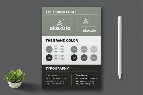 Brand Kit Design Template, Print Templates ft. brandkit & branding ...