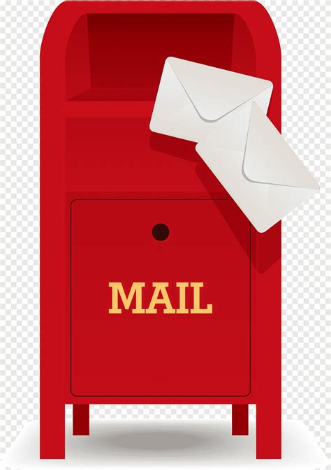 Red mailbox illustration, Post box Letter box Royal Mail, Mailbox ...