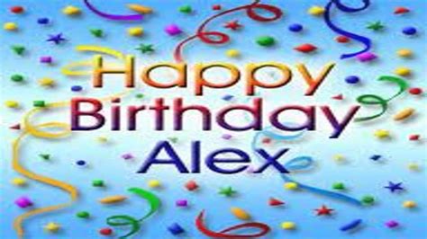 Happy Birthday Alex Cake