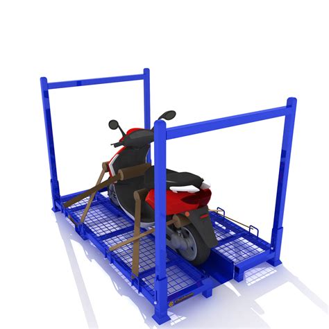 [Hot Item] Stack Rack Motorbike Storage Rack Motorcycle Pallet Carrier | Motorbike storage ...