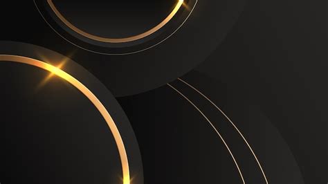 Premium Vector | Luxury black and gold background abstract elegant ...