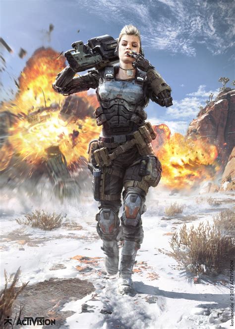 Black Ops III - Battery by Karakter Design Studio : r/armoredwomen