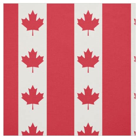 Canadian Flag Fabric | Zazzle