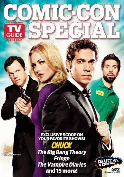 Comic-Con - TV Guide 2011 Covers - Chuck - Chuck Photo (23626755) - Fanpop