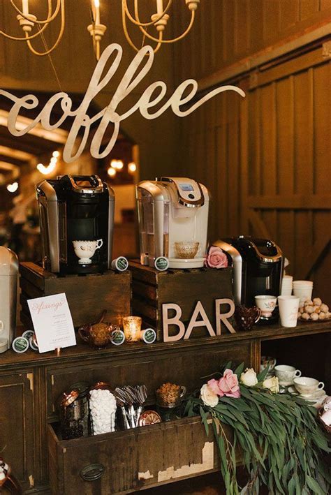 22 DIY Drink and Dessert Bars for Your Next Fall Party | Reception coffee bar, Coffee bar ...