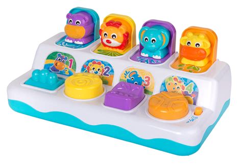 Playgro Music and Lights Pop Up Jungle Pals Baby Toddler Toy, Infant and Up - Walmart.com