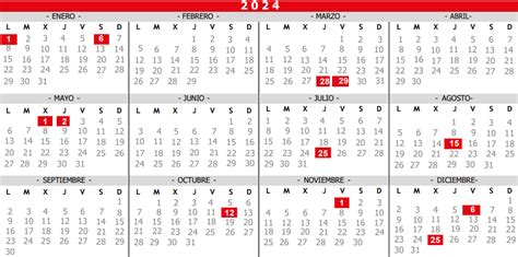 Calendario Laboral Comunidad de Madrid 2024 (Relación fiestas laborales ...