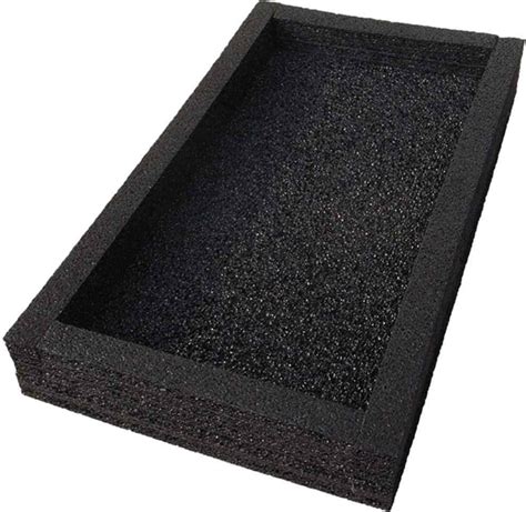 Density 25kg/CBM ESD Foam Sheets / Anti Static Foam Sheets Black Color