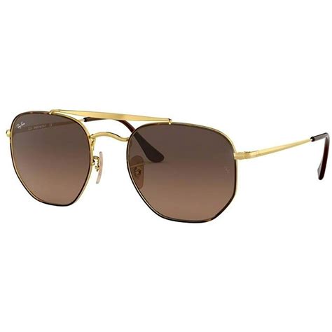 Luxottica - Ray-Ban RB3648 THE MARSHAL 910443 51M Havana/Brown Grey ...