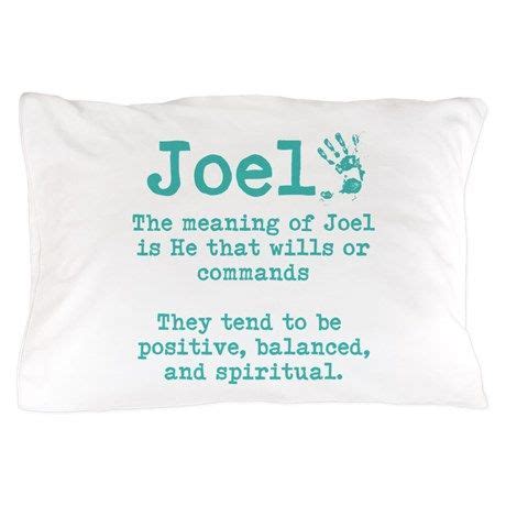 The Meaning of Joel Pillow Case | CafePress | Meant to be, Biblical ...