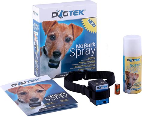 Dogtek NoBark Citronella Spray Dog Collar, Black - Chewy.com