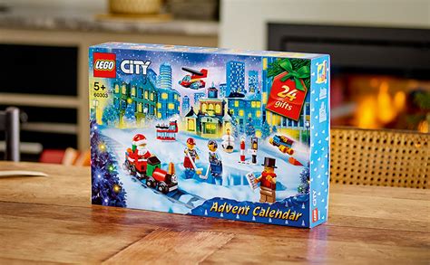 LEGO City Advent Calendar 60303 Building Kit; Includes City Play Mat ...