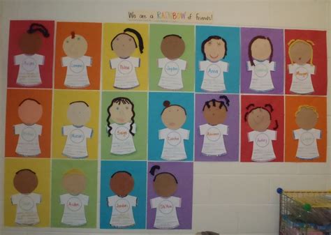 Little Miss Glamour Goes To Kindergarten: Rainbow of Friends {outline}