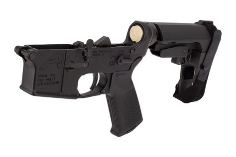 Aero Precision AR15 Pistol Complete Lower Receiver w/ MOE Grip & S ...