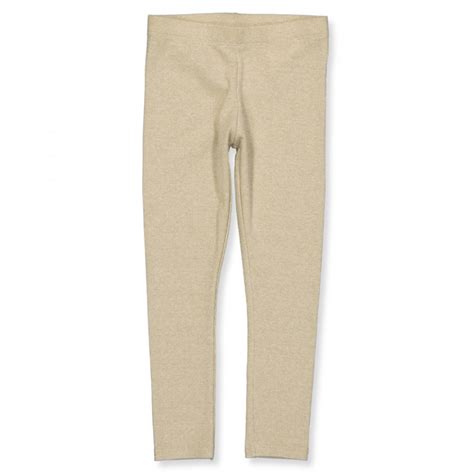 Name it - Siclo glimmer leggings - Gilded Beige - Beige