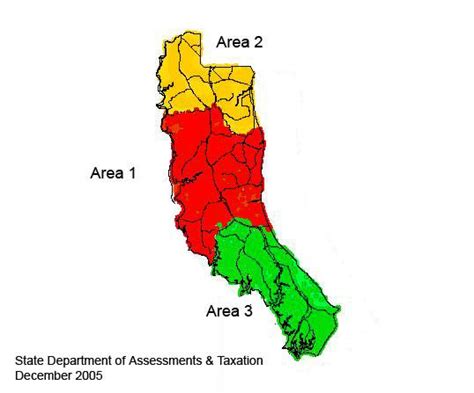 Calvert County Reassessment Areas