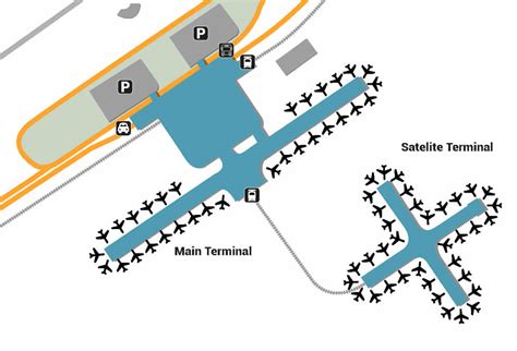 Kuala Lumpur Airport Map (KUL) Printable Terminal Maps, Shops, Food ...