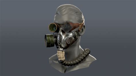 ArtStation - Post apocalyptic gas mask