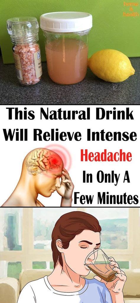 This Natural Drink Will Relieve Intense Headache In Only A Few Minutes ...