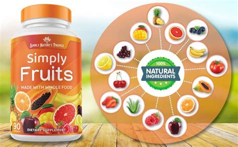 Simply Nature's Promise - Fruit and Vegetable Supplements - 90 Veggie ...