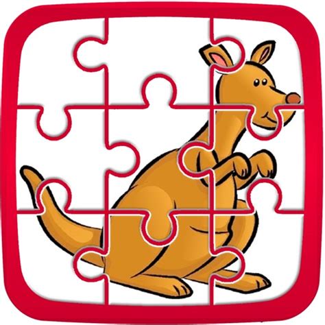 Jigsaw Kangaroo Puzzle Cartoon by Thana Chumnarnchanann