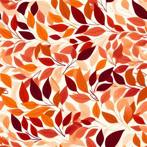 Premium AI Image | A pattern of autumn leaves.