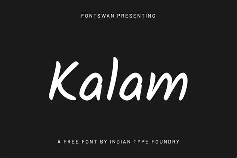 Kalam Font Free Download | FontSwan