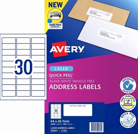 Free Template For Labels 30 Per Sheet – PARAHYENA