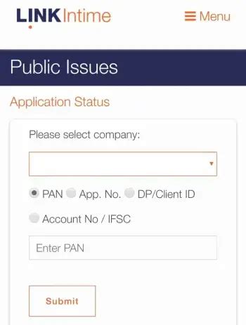 Tata Technologies IPO Allotment Status Check on Linkintime - IPO Watch