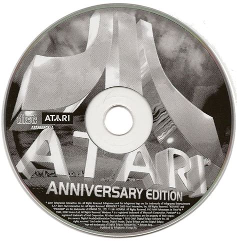 Atari: Anniversary Edition (2001) box cover art - MobyGames