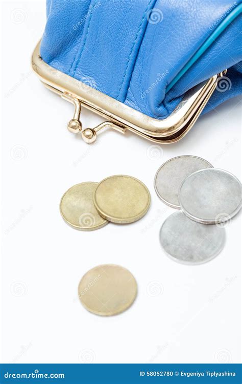 Wallet with coins stock photo. Image of packaging, investment - 58052780