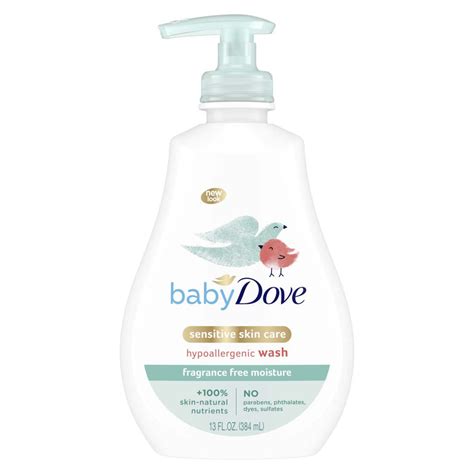 Baby Dove Sensitive Skin Care Hypoallergenic Wash - Shop Body wash at H-E-B