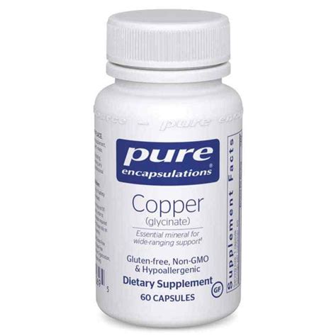 Copper (glycinate), Pure Encapsulations