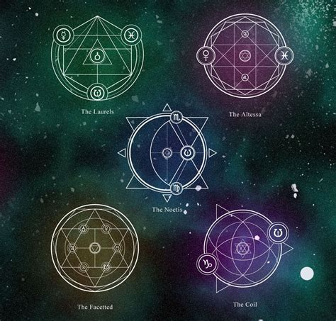 Alchemy symbols, Magic symbols, Ancient symbols