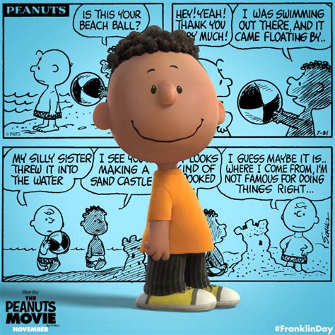 PEANUTS celebrates the 47th anniversary of Franklin, its first African-American character