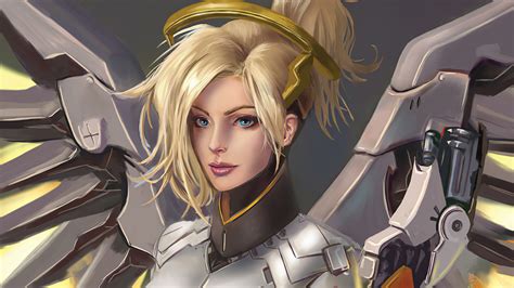 Mercy Overwatch 2 Artwork 4k Wallpaper,HD Games Wallpapers,4k Wallpapers,Images,Backgrounds ...