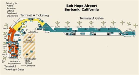 Bob Hope Airport Map