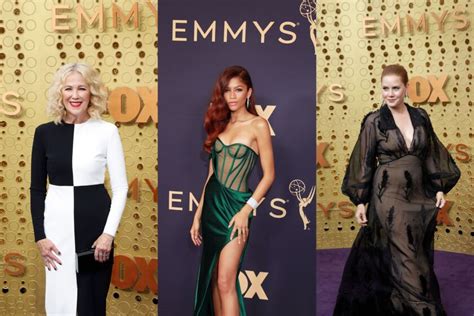 Bold color combinations, bare shoulders rule 2019 Emmy Awards - Los Angeles Times