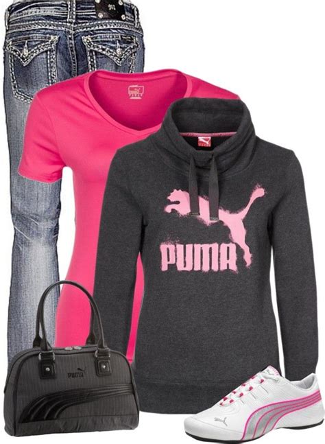 "Puma" Sporty Outfits, Casual Fall Outfits, Swag Outfits, Mode Outfits ...