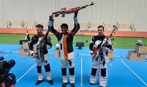 ISSF World Cup 2023: India’s Rudrankksh Patil wins 10m air rifle gold ...