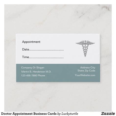 Doctor Appointment Cards Templates